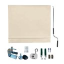 Ver imagem 1 de Toldo Cortina Bege - 3,00m X 2,50m - Kit Completo