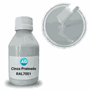 Ver imagem 1 de Cor Sólida Cinza Prateado Ag Ral7001