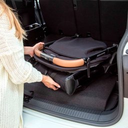 Carrinho Para Bebê Até 15kg Reclinável Super Leve Fechamento Automático Preto e Cobre Eva Maxi- - 7