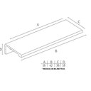 Ver imagem 4 de Puxador IL 280 - Escovado - 16MM
