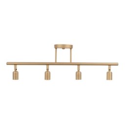 Luminária Articulada Trilho 4 Spot E27 Sala Cozinha Quarto - 1
