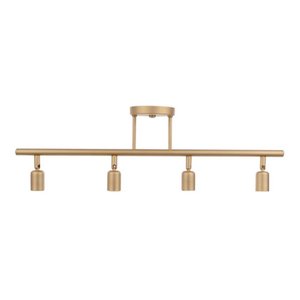Luminária Articulada Trilho 4 Spot E27 Sala Cozinha Quarto