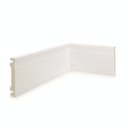 Ver imagem 1 de Kit 7,2m Linear Rodapé de Poliestireno 10cm x 1,5cm x 240cm Frisado Nfr Branco Ruffino