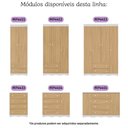 Ver imagem 6 de Guarda-roupa Infantil 92cm 3 Portas e 2 Gavetas Realeza Multimóveis Mp4452 Branco/madeirado