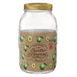 Pote 3,8L Quattro Stagioni Com Tampa - Bormioli Rocco - 1