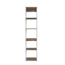 Ver imagem 2 de Closet Modulado Guarda Roupa Roupeiro Estante Quarto Casal 6 Prateleiras Branco Marrom Madeira