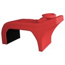 Ver imagem 2 de Maca Estofada Capitonê Corino Cores - DS Estofados - Vermelho