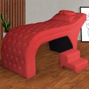 Ver imagem 6 de Maca Estofada Capitonê Corino Cores - DS Estofados - Vermelho