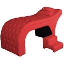 Ver imagem 1 de Maca Estofada Capitonê Corino Cores - DS Estofados - Vermelho