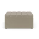 Ver imagem 2 de Calçadeira Baú Navi 90 para Cama de Solteiro N-030 Veludo Bege Aradecor