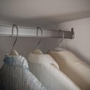 Ver imagem 2 de Guarda Roupa Casal 6 Portas com Espelho 235x250 cm Cinza 100% MDF Casamia