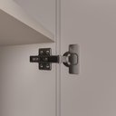 Ver mais imagens de Guarda Roupa Casal 6 Portas com Espelho 235x250 cm Cinza 100% MDF Casamia
