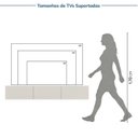 Ver imagem 5 de Rack com Painel Ripado para TV até 60 Polegadas 160CMX230CM Aruá CabeCasa MadeiraOriginals Offwhite