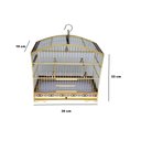 Ver imagem 3 de Gaiola Torneio Arame Coleira Coleiro Coleirinha Canário