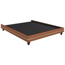 Ver imagem 1 de Cama Japonesa Corea Queen Courino Caramelo / Bouclé Suave Off White - Sallar Home