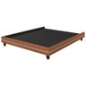 Cama Japonesa Corea Queen Courino Caramelo / Bouclé Suave Off White - Sallar Home - 7