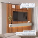 Ver mais imagens de Painel Rack para TV até 75 Polegadas 3 Gavetas 234CMX250CM Ripado com LED 100% MDF Apolo