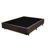 Cama Box Casal Colchão Espuma D28 Oriental Preto Ducci + Box Sintético Marrom (54x138x188) - 6
