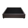 Cama Box Casal Colchão Espuma D28 Oriental Preto Ducci + Box Sintético Marrom (54x138x188) - 4