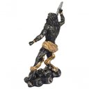 Ver imagem 7 de Estatueta Sala Quarto Geek Zeus Deus do Trovão Resina 23x13