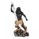 Ver imagem 1 de Estatueta Sala Quarto Geek Zeus Deus do Trovão Resina 23x13