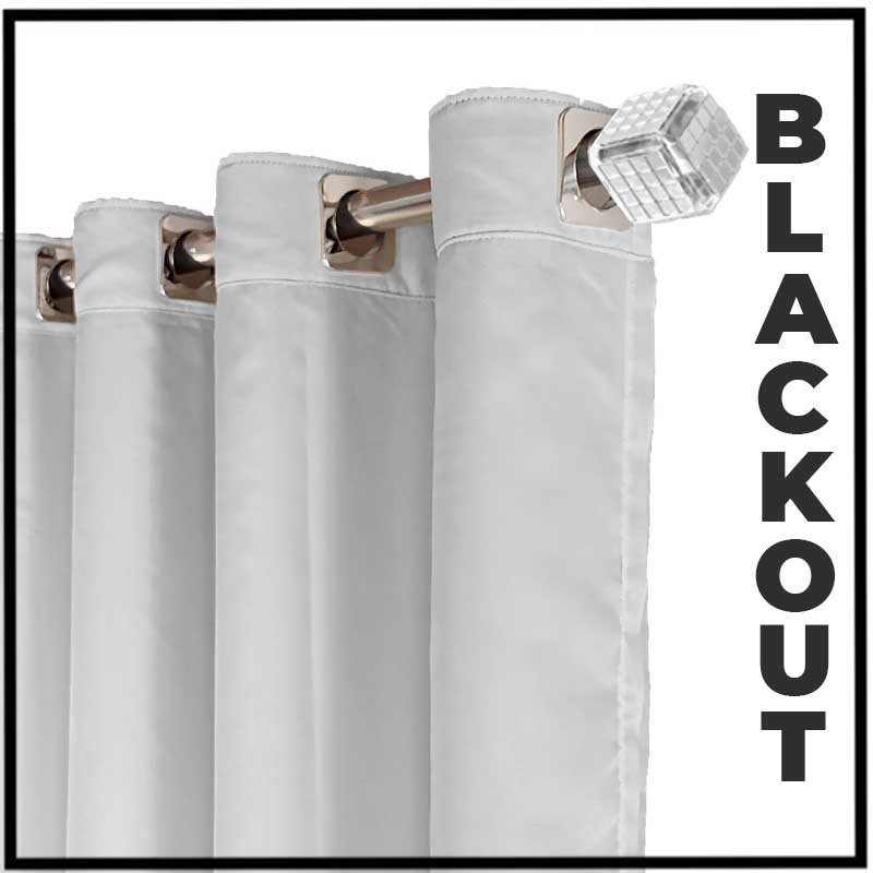 cortina blackout para quarto e sala 5,50 x 2,60 Paris branco - 5