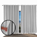 Ver imagem 3 de cortina blackout para quarto e sala 5,50 x 2,60 Paris branco