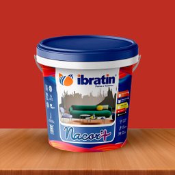 Tinta Acrílica Nacor Standard Ibratin - Cor: Vermelho| Rende 20m² - 1