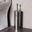 Ver imagem 3 de Lixeira de Aço Inox 3l com Escova Sanitária e Suporte