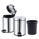 Ver imagem 6 de Lixeira de Aço Inox 3l com Escova Sanitária e Suporte