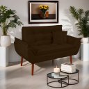 Ver imagem 4 de Kit 01 Namoradeira Opala + 02 Puff Redondo + 02 Almofadas Suede