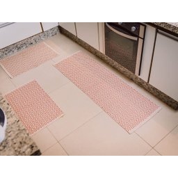 Tapete para Cozinha Kit 3 Peças com Tapete e Passadeira Cinza Lavável À Máquina Cairo - 2