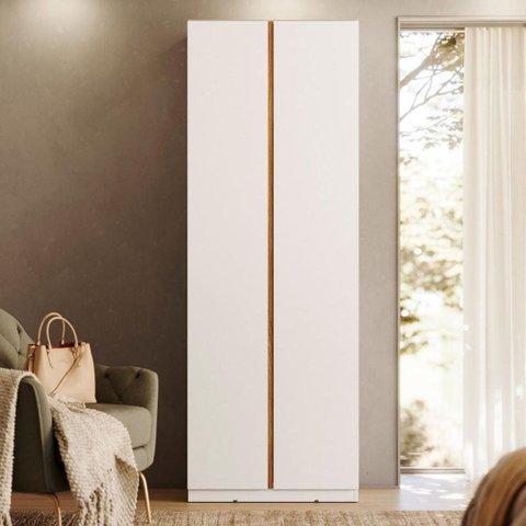 Sapateira Vertical 2 Portas e Prateleiras 187cm 100% MDF