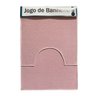 Tapete de Banheiro Algodão Antiderrapante Kit 2 Peças Rosa - 3