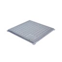 Ver imagem 1 de Tampa Tampão Chão Alumínio Fundido Quadrado Simples 25x25cm