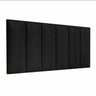 Cabeceira Cama Box Casal Espumada 140cm: Preto - 1