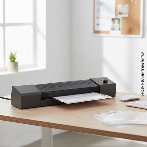 Plastificadora Laminadora Poliseladora A3 A4 A5 A6 500w Quente Frio Preta 110v Importway Iwe012 127v