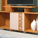 Ver imagem 5 de Estante para Sala Ambiente Milla Cinamomo Off White – Hb Móveis