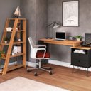 Ver imagem 7 de Mesa Escrivaninha para Escritório Plus | Artany:freijó/preto