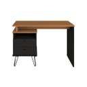 Ver imagem 1 de Mesa Escrivaninha para Escritório Plus | Artany:freijó/preto