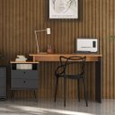 Ver mais imagens de Mesa Escrivaninha para Escritório Plus | Artany:freijó/preto