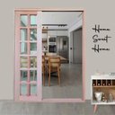 Ver imagem 7 de Porta Balcão de Correr de Madeira Padrão Cedro Purgato Reto Bat.14 Cm- 2.15(a) X 1.50(l)