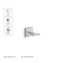 Ver imagem 2 de Cabide Simples Kohler Square Cromado