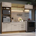 Ver imagem 1 de Armário de Cozinha Completa 270cm Rustic/crema Agata Madesa 04