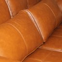 Ver imagem 5 de Sofá Decorativo Sala de Estar Marselha Retratil Manual 3 Lugares 215cm Couro Conhaque - Mozzelar