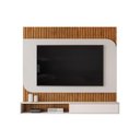 Ver imagem 1 de Painel Quarto P/ Tv até 65 Pol Tom 150x139cm Freijo/off White - Dj Móveis