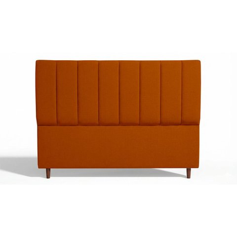 Cabeceira Estofada Moderna e Elegante para Cama de Casal 140 Carla Linho
