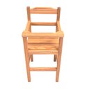 Ver imagem 1 de Cadeira Papinha para Bebê com Trava Fixa em Madeira Maciça para Bar e Restaurante - Cru