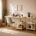 Ver imagem 1 de Kit Mesa Star 110 + Estante 3 Prateleiras