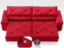 Ver imagem 4 de Sofá com Carregador Usb e Molas no Assento Retrátil Reclinável Nice 2,10m Velosuede - Netsofas